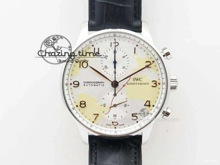 MIROTIME 0329 Portuguese Tourbillon Mystere SS TF Best Edition Black Dial on Black Croc Leather Strap Flexible 7383